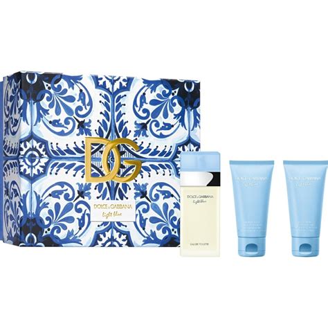 dolce gabbana light blue eau de toilette 50ml gift set|Dolce & Gabbana light blue precios.